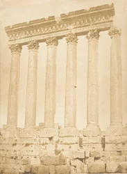 Colonnato del Tempio del Sole, a Baalbek Heliopolis