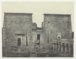 Drômos e Philônes, Grande Tempio di Iside a Pilônes; Nubia, lastra 72 dall