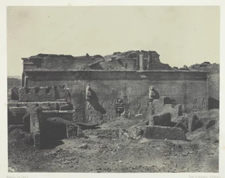 Facciata posteriore, Grande Tempio di Dendera (Teutyres), Alto Egitto