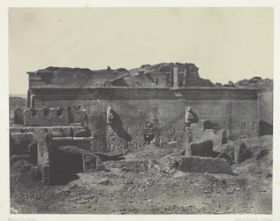 Facciata posteriore, Grande Tempio di Dendera (Teutyres), Alto Egitto