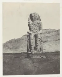 Gournah, Colosso monolitico di Amenopht III; Tebe, lastra 56 dall