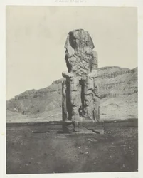 Gournah, Colosso monolitico di Amenopht III; Tebe, lastra 56 dall
