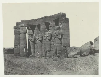 Gournah, Peristilio della Tomba di Osymandias Ramesseum Occidentale, Tebe