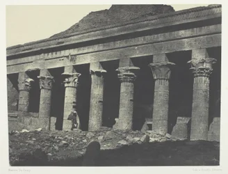 Grande Tempio di Iside a Philoe, Galerie Orientale; Nubia, lastra 73 dall