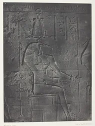Grande Tempio di Iside a Philoe, Tôth Ibiocéphale; Nubia, lastra 79 dall