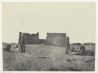 Hémi-Spéos De Séboua, Drômos, Nubia (1849-51, stampato 1852)