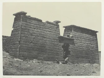 Hémi-Spéos De Séboua, Pylônes, Nubia, 1849-51, stampato 1852