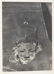 Ibsamboul, Colosse Occidental Du Spéos De Phrè; Nubia, lastra 107 dall