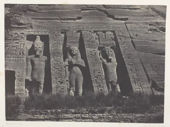 Ibsamboul, parte settentrionale dello speos di Hathor; Nubia, tavola 108 dall