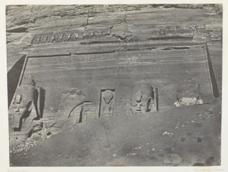 Ibsamboul, Vue Générale Du Grand Spéos De Phrè; Nubie, lastra 102 dall