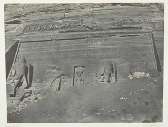 Ibsamboul, Vue Générale Du Grand Spéos De Phrè, Nubia