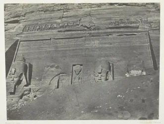 Ibsamboul, Vue Générale Du Grand Spéos De Phrè; Nubie, lastra 102 dall