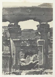Kalabscheh, Porta del Pronao, Nubia, 1849-51, stampato 1852