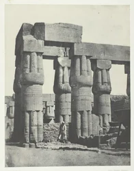 Luxor, Gruppo di colonne nel Palazzo, Tebe