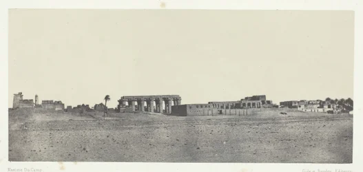 Louqsor, Vue Générale des Ruines, Tebe, 184951, stampato 1852
