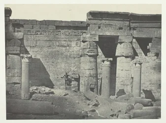 Médinet-Habou, Peristilio del Palazzo di Ramsès-Méiamoun, Tebe