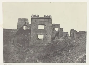 Médinet-Habou, Facciata orientale del gineceo di Ramses-Méiamoun; Tebe