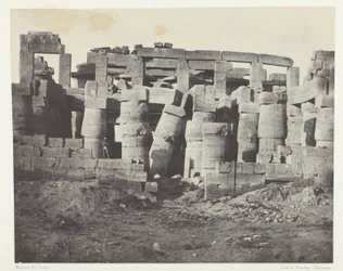 Palazzo di Karnak, Sala Ipostila vista da Nord; Tebe