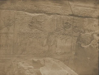 Palais de Karnak, sculture esterne del santuario di granito