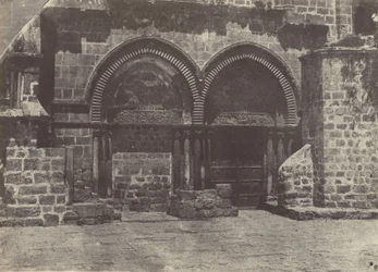 Palestina. Gerusalemme. Arcate inferiori della Chiesa del Santo Sepolcro