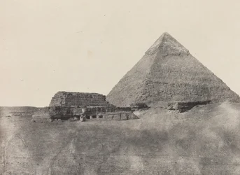 Piramide di Chefren, Egitto Medio, 1849-51, stampato 1852