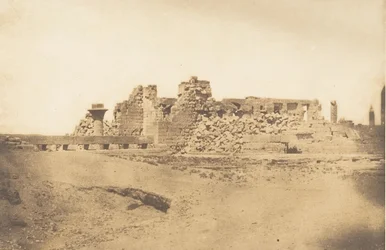 Rovine della Sala Ipostila del Palazzo di Karnak - Vista presa da Sud-Ovest, 1849-50