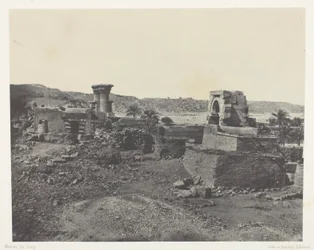 Villaggio e tempio sull