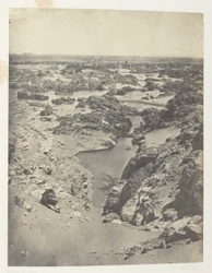 Vue Cavalière De La Seconde Cataracte; Nubie, lastra 111 dall