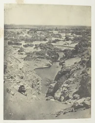 Vue Cavalière De La Seconde Cataracte; Nubie, lastra 111 dall