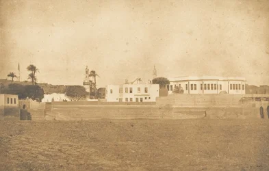 Veduta di Syout - Palazzo del Pascià, 1850