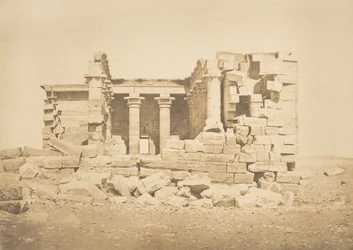 Vue du Temple de Maharakka Hiéra-Sycaminos, 5 aprile 1850