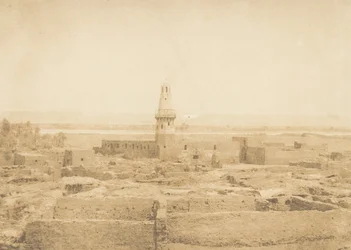 Vista del villaggio di Edfou