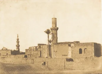 Vista di una moschea in rovina vicino a Bab-Saïda, al Cairo, dicembre 1849-gennaio 1850