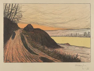 La strada da Gaud La Route de Gaud, 1893