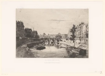 Vista del Pont Saint-Michel a Parigi