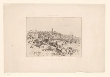 Veduta del porto di Trouville