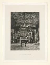 Il salone rosso, tav. 5 dalla suite Chez Victor Hugo
