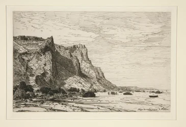 Spiaggia delle mucche nere a Villers (Calvados)