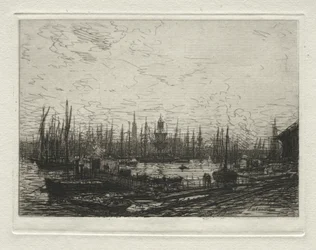 Il porto di Bordeaux, sera