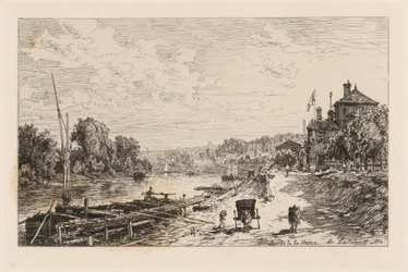 Veduta di Bas-Meudon, rive della Senna