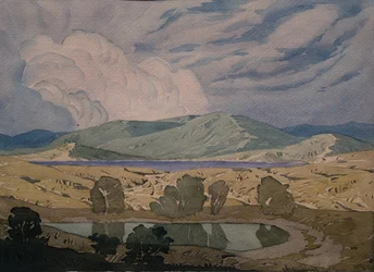 Una nuvola sulla baia. Koktebel, 1925