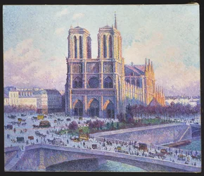 Notre Dame, Parigi, vista dal Quai Saint-Michel, 1901-04