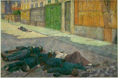 La Comune di Parigi 1871 (olio su tela)