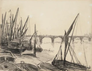 Il Tamigi al Ponte di Vauxhall