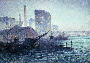 Il Tamigi a Londra, c.1893