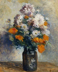 Vaso di dalie