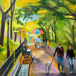 Passeggiata nel parco cittadino
