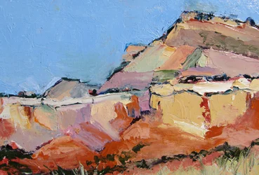Cime colorate del deserto