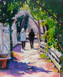 Una passeggiata nel giardino variegato