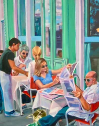 La vita nei caffè all